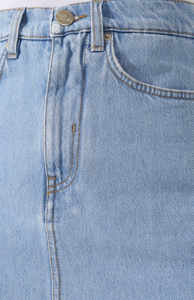 Джинсовая юбка TWO WOMEN IN THE WORLD голубого цвета по цене 16000 руб., арт. NICHE/UVTE6, фото 5 Джинсовая юбка TWO WOMEN IN THE WORLD, арт. NICHE/UVTE6, фото 5