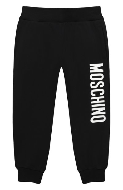 Хлопковые джоггеры MOSCHINO, арт. HUP07N/LDA11/4-8, фото 1