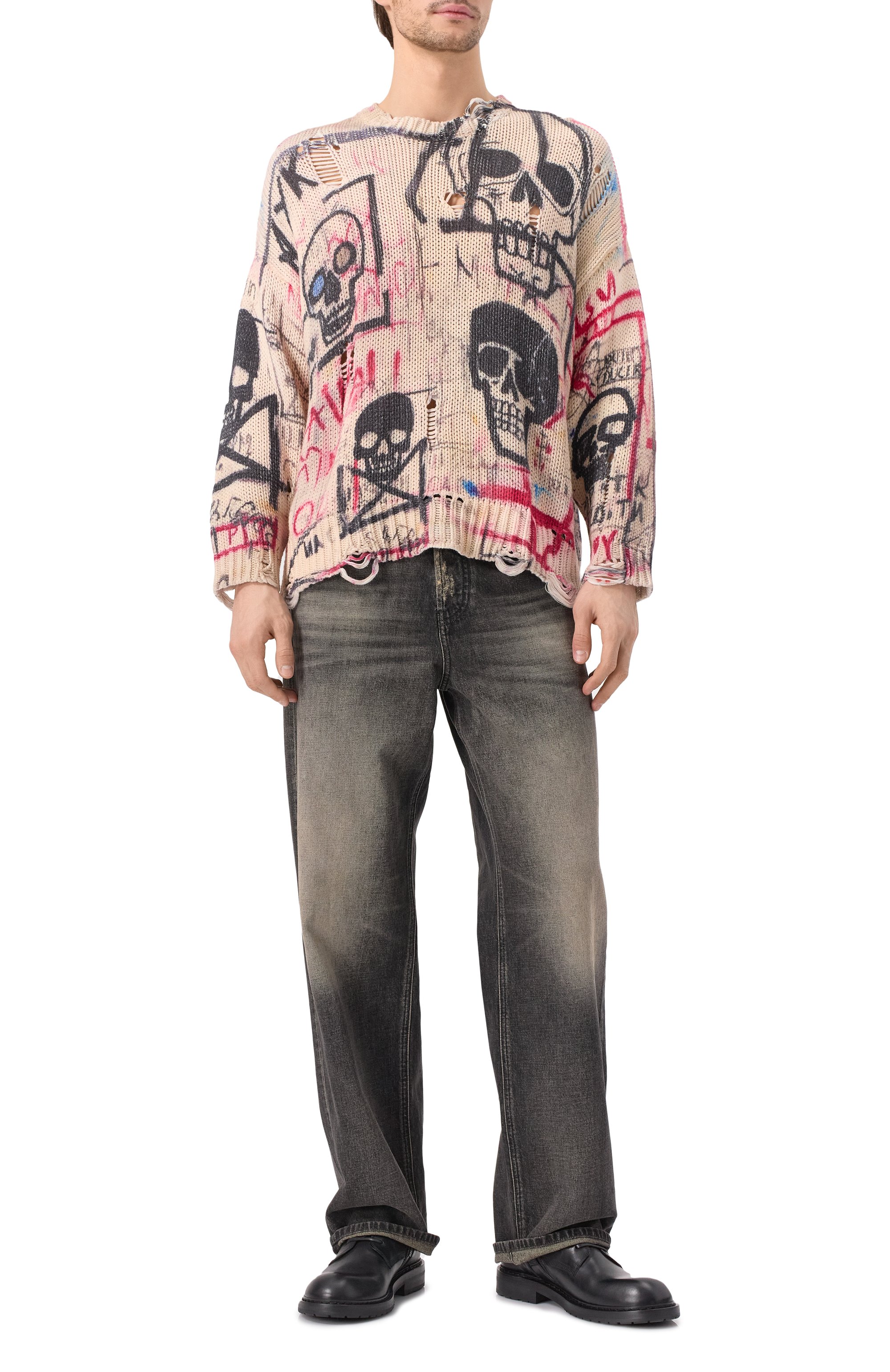 Хлопковый свитер R13, арт. R13MY197-Y167A, фото 2