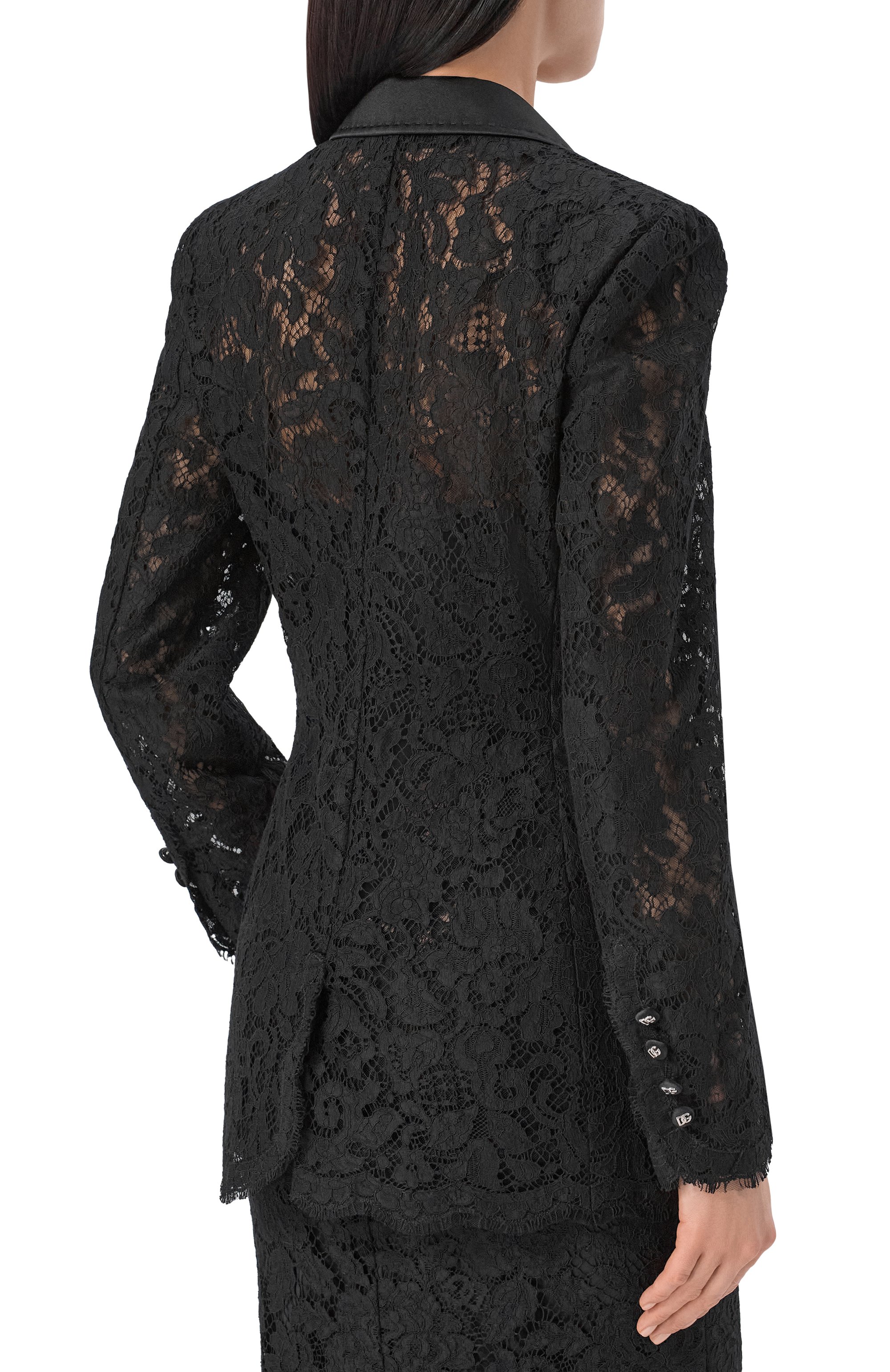 Жакет из хлопка и вискозы DOLCE & GABBANA, арт. F29TRT/HLMTB, фото 4