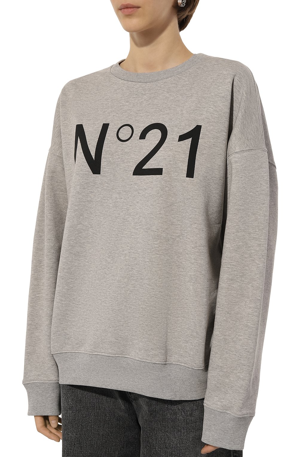 Хлопковый свитшот N21, арт. E032/6329, фото 3