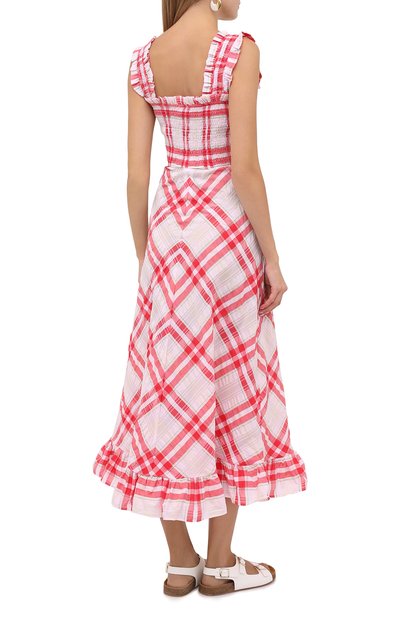 Хлопковое платье GANNI, арт. F5259, фото 4