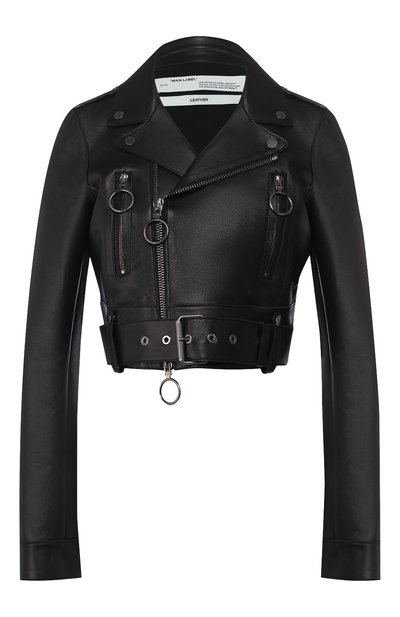Женская кожаная куртка OFF-WHITE, арт. 0WJG001R209861061028