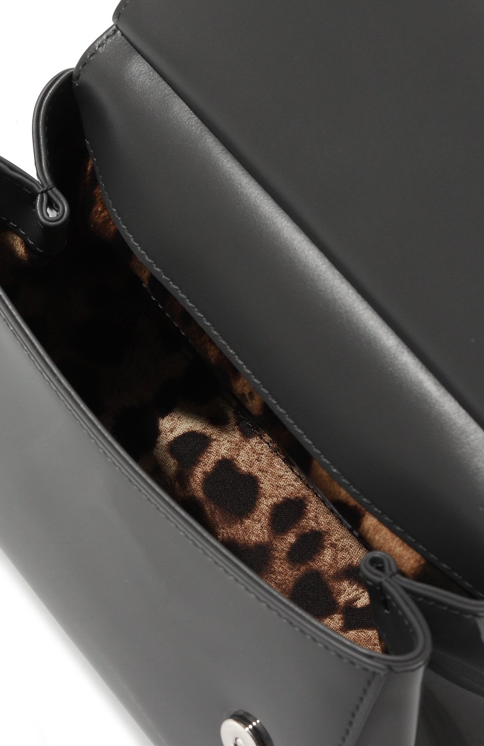 Сумка sicily small DOLCE & GABBANA серого цвета по цене 152500 руб., арт. BB9003_BI9003_BE9003/AI413_1, фото 5 Сумка sicily small DOLCE & GABBANA, арт. BB9003_BI9003_BE9003/AI413_1, фото 5