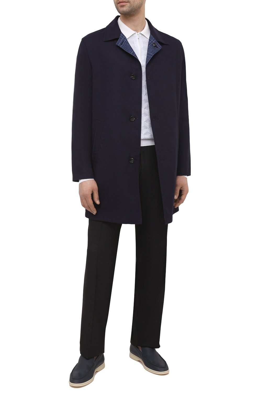 Поло из шелка и хлопка ZILLI белого цвета по цене 124500 руб., арт. MBV-PZ072-NECL1/ML01, фото 2 Поло из шелка и хлопка ZILLI, арт. MBV-PZ072-NECL1/ML01, фото 2