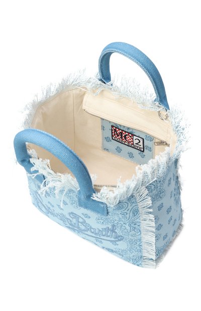 Сумка colette MC2 SAINT BARTH голубого цвета по цене 19150 руб., арт. STBA C0LETTE/C0L0001, фото 3 Сумка colette MC2 SAINT BARTH, арт. STBA C0LETTE/C0L0001, фото 3