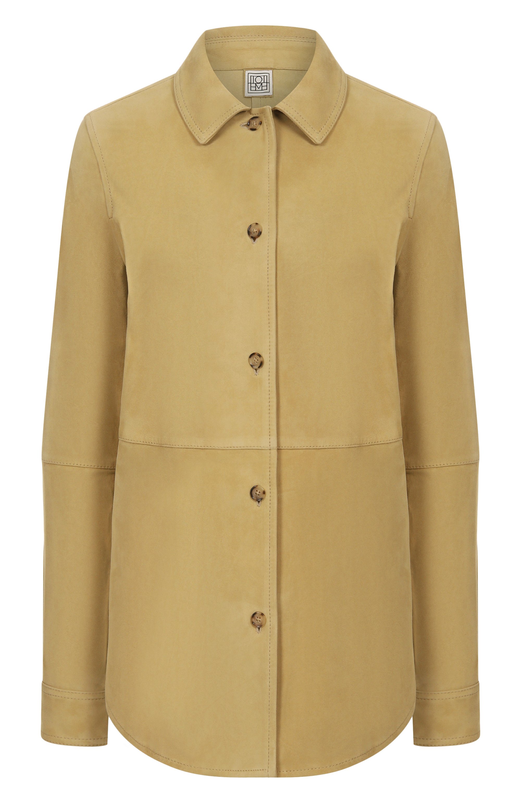 Замшевая куртка-рубашка TOTEME, арт. 242-WRT1768-LE0005, фото 1