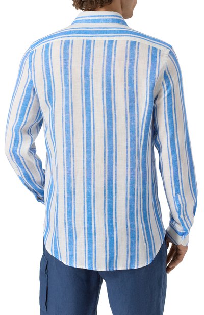 Льняная рубашка MC2 SAINT BARTH, арт. STBM PAMPL0NA/01915H, фото 4