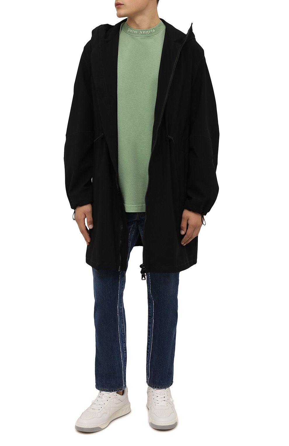 Хлопковый лонгслив PALM ANGELS, арт. PMAB001F21JER0045757, фото 2