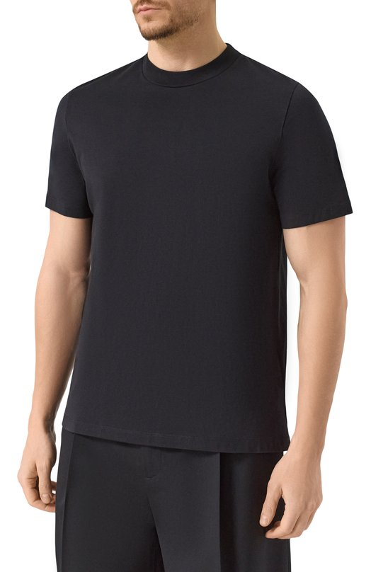 Хлопковая футболка Jil Sander J21GC0004/J45084 Чёрный  J21GC0004/J45084 Фото 3