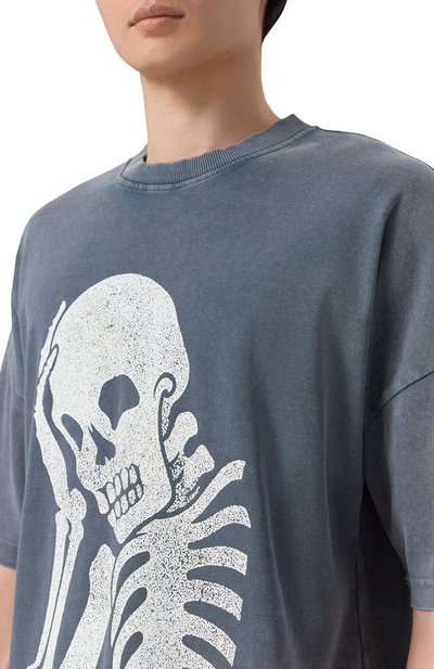 Хлопковая футболка PALM ANGELS, арт. PMAA10DS26JER007, фото 5