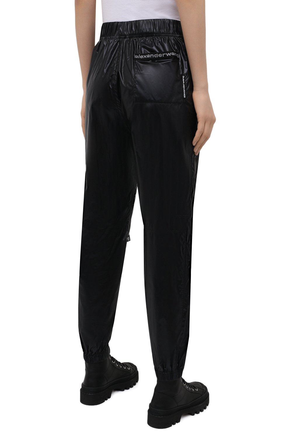 Джоггеры ALEXANDER WANG черного цвета по цене 68150 руб., арт. UWC2214002, фото 4 Джоггеры ALEXANDER WANG, арт. UWC2214002, фото 4