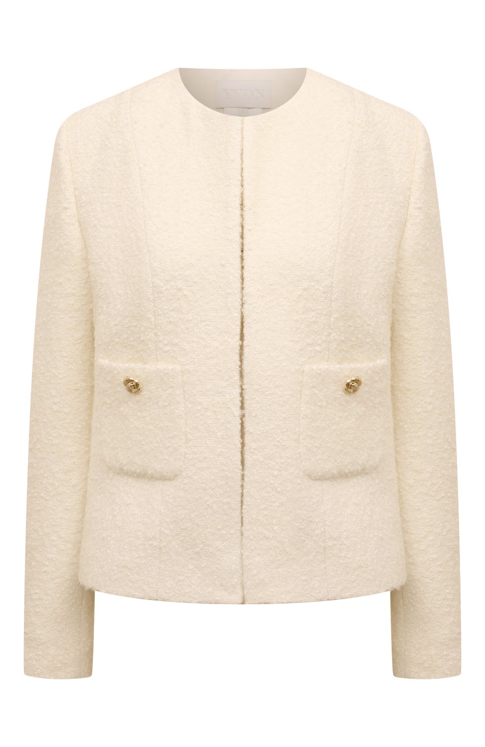 Жакет YVON кремового цвета по цене 59800 руб., арт. 0 141283, фото 1 Жакет YVON, арт. 0 141283, фото 1