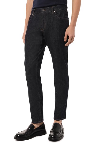 Джинсы DOLCE & GABBANA темно-синего цвета по цене 62350 руб., арт. GYJCCD/G8HA5, фото 3 Джинсы DOLCE & GABBANA, арт. GYJCCD/G8HA5, фото 3