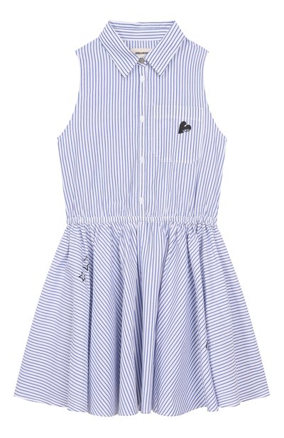 Хлопковое платье-рубашка ZADIG AND VOLTAIRE, арт. X60339