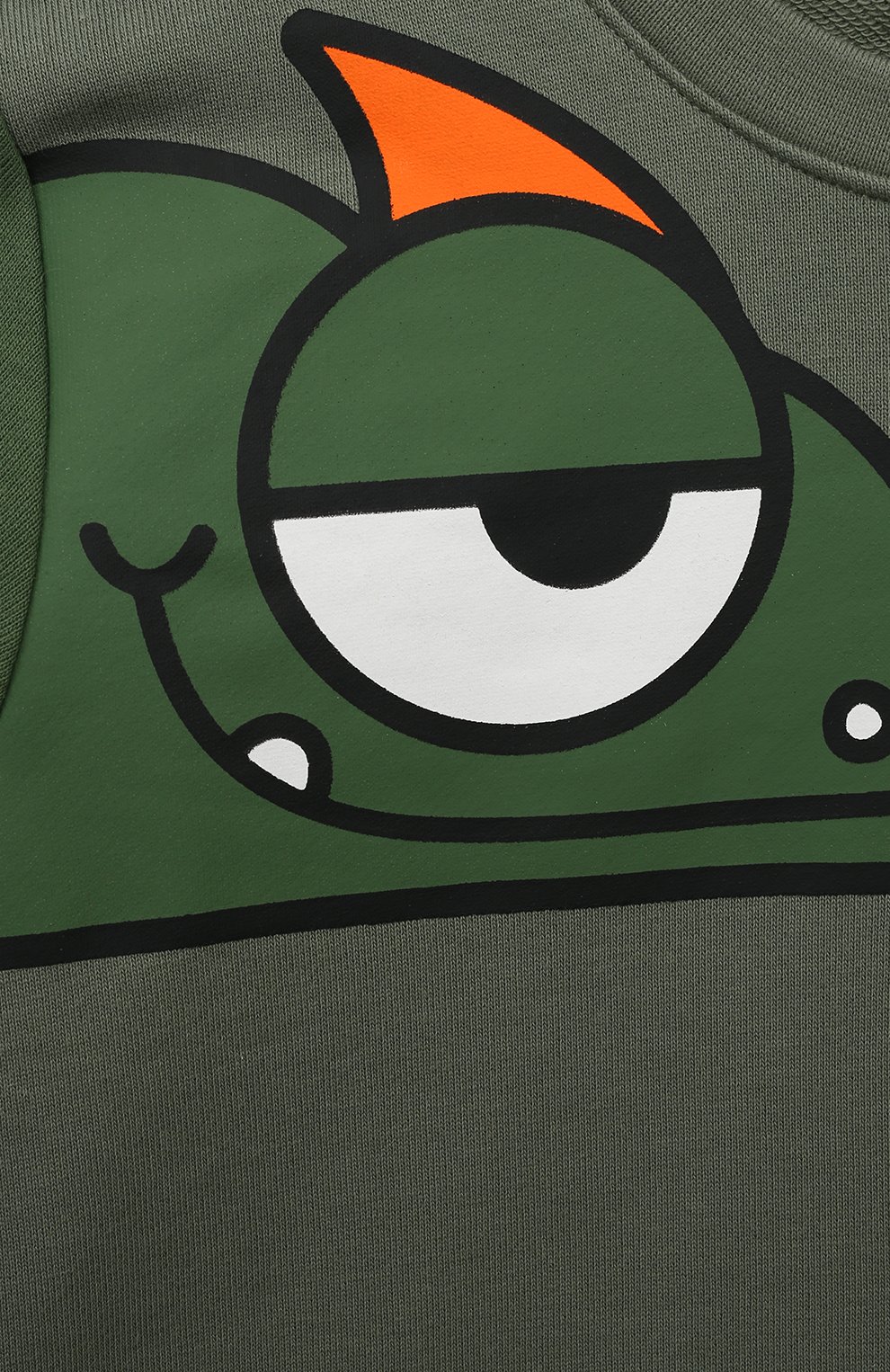 Хлопковый свитшот STELLA MCCARTNEY хаки цвета по цене 11600 руб., арт. TS4P60, фото 3 Хлопковый свитшот STELLA MCCARTNEY, арт. TS4P60, фото 3