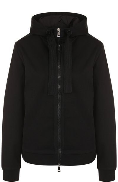 Женский хлопковый кардиган на молнии с капюшоном MONCLER, арт. D1-093-84521-00-809AB