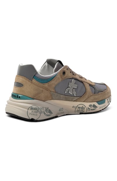 Комбинированные кроссовки mase PREMIATA бежевого цвета по цене 32600 руб., арт. MASE25/VAR 8023, фото 4 Комбинированные кроссовки mase PREMIATA, арт. MASE25/VAR 8023, фото 4