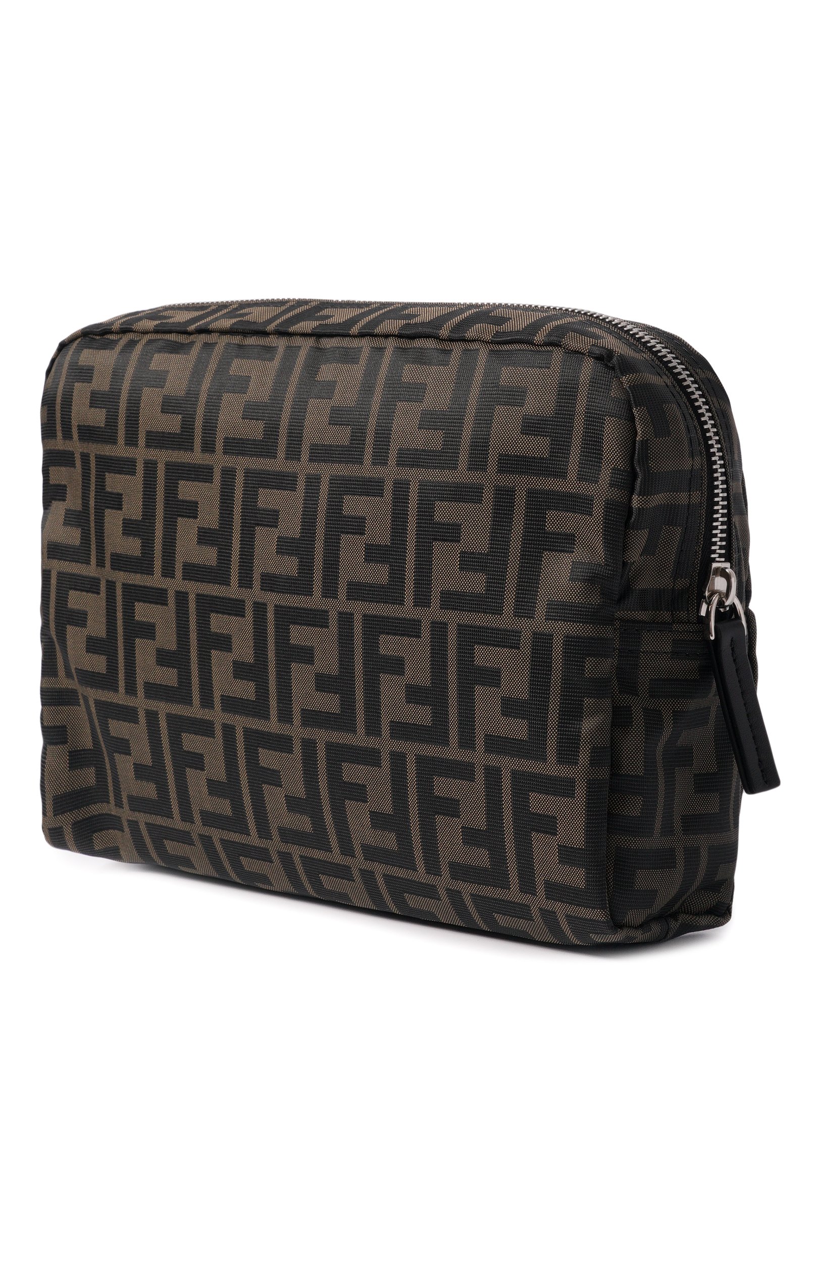 Несессер FENDI темно-коричневого цвета по цене 88350 руб., арт. 8N0220/B1J2, фото 2 Несессер FENDI, арт. 8N0220/B1J2, фото 2