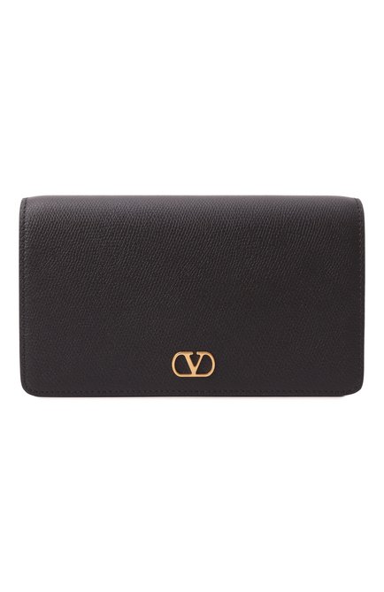 Женская сумка vlogo mini VALENTINO черного цвета, арт. 6W2P0AK8/SNP | Фото 1 (Драгоценные камни: Проставлено; Размер: mini; Материал: Натуральная кожа; Материал сплава: Проставлено)