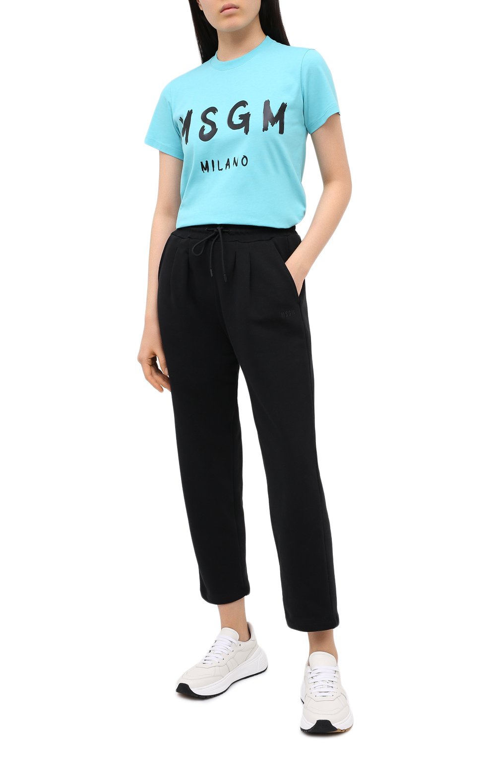 Хлопковая футболка MSGM, арт. 2941MDM60 207798, фото 2