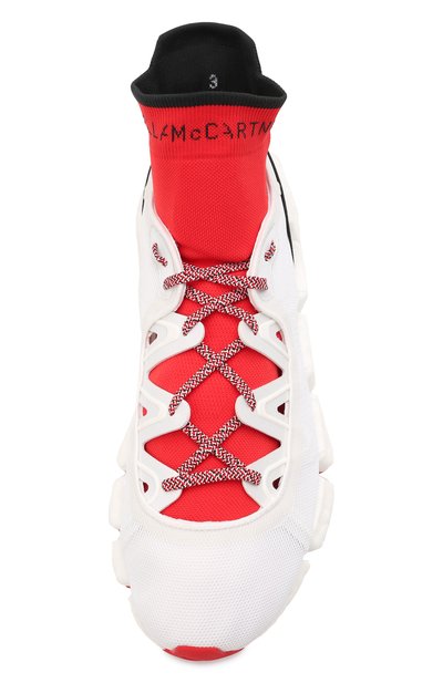Комбинированные кроссовки ADIDAS BY STELLA MCCARTNEY красного цвета по цене 26200 руб., арт. FX1950, фото 5 Комбинированные кроссовки ADIDAS BY STELLA MCCARTNEY, арт. FX1950, фото 5