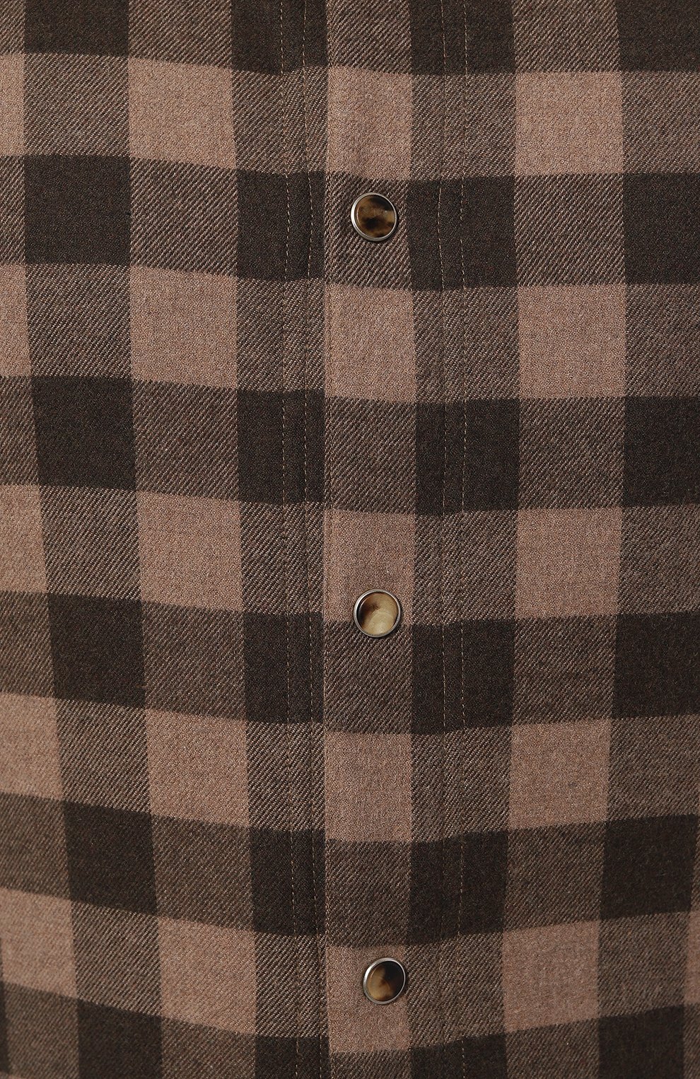 Хлопковая рубашка KITON коричневого цвета по цене 58950 руб., арт. UMCMARH0864507, фото 5 Хлопковая рубашка KITON, арт. UMCMARH0864507, фото 5