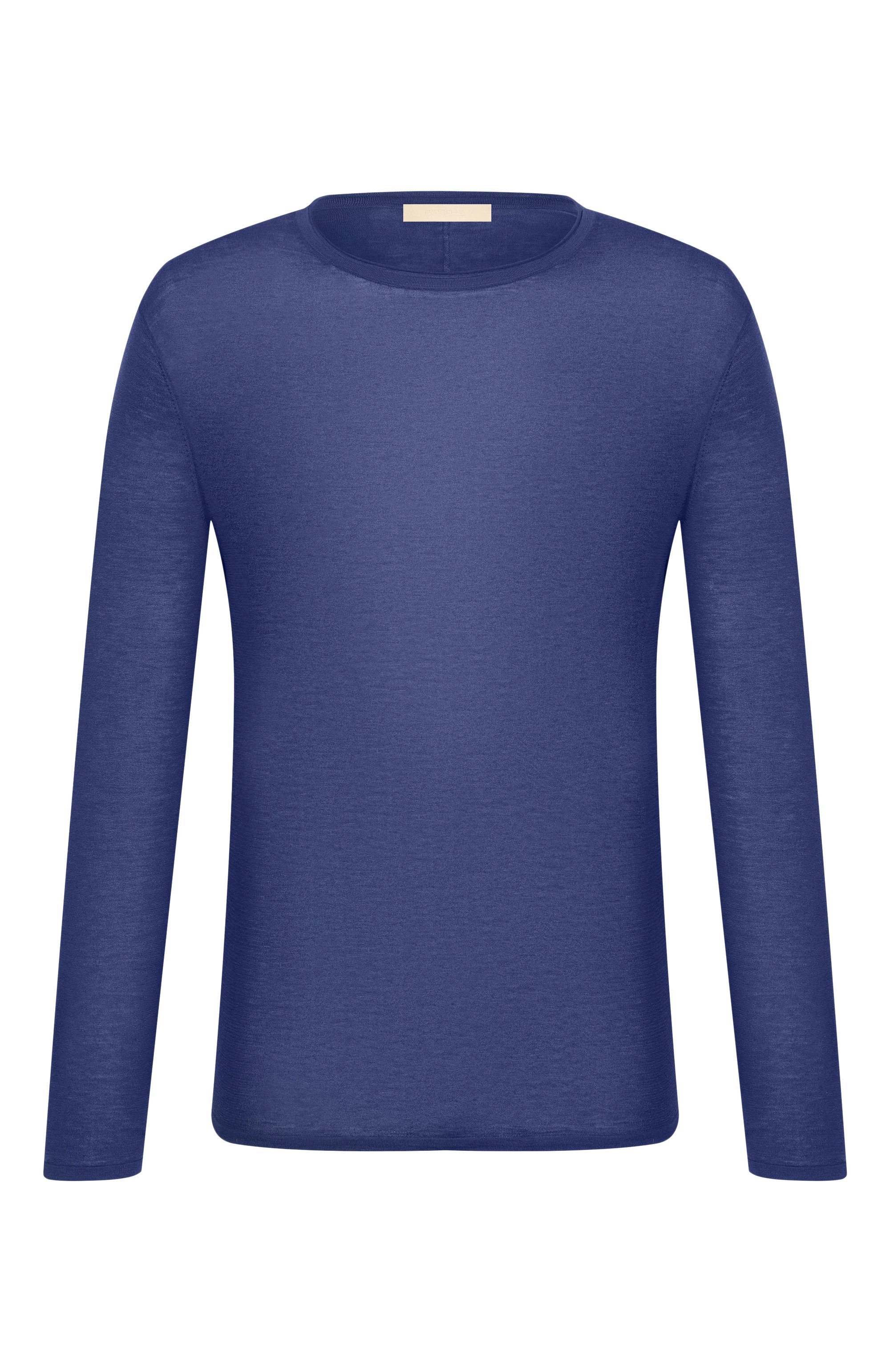 Джемпер из шелка и хлопка 12 STOREEZ синего цвета по цене 18000 руб., арт. 137309, фото 1 Джемпер из шелка и хлопка 12 STOREEZ, арт. 137309, фото 1