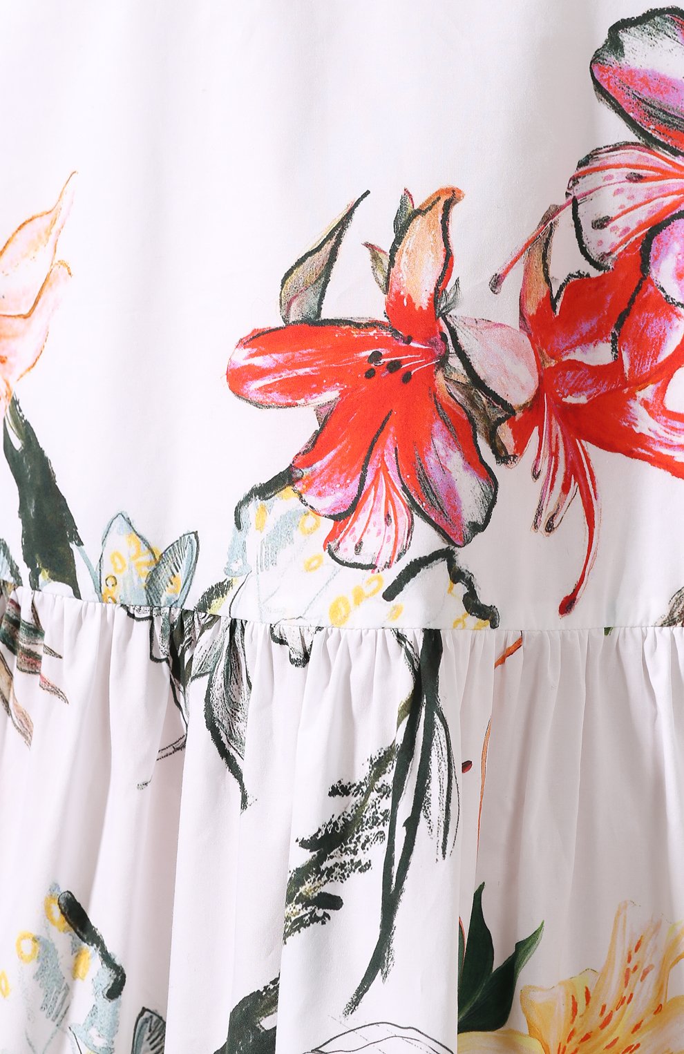 Хлопковое платье ALEXANDER MCQUEEN, арт. 620923/QDAAL, фото 5