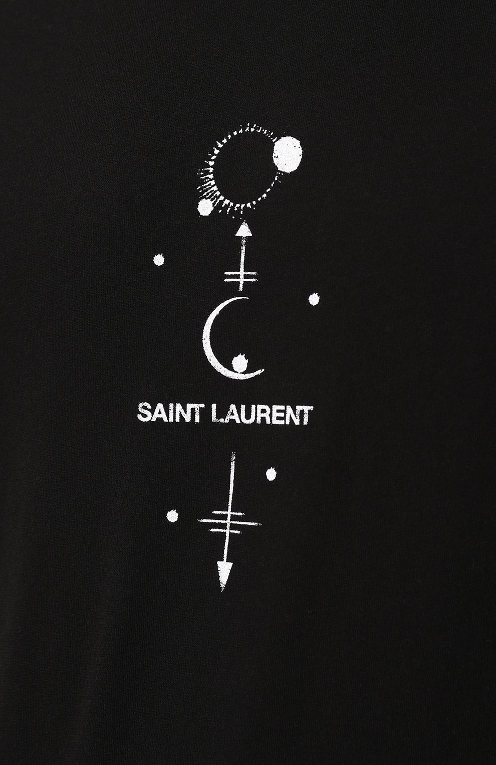 Хлопковая футболка SAINT LAURENT, арт. 603286/YBPQ2, фото 5