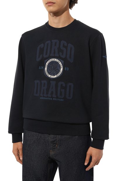 Хлопковый свитшот AERONAUTICA MILITARE, арт. 242FE1927F511, фото 3