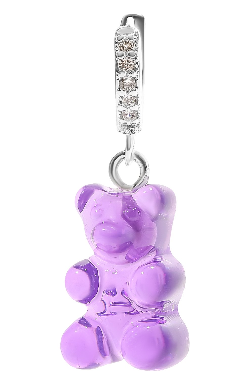 Моносерьга CRYSTAL HAZE, арт. N0STALGIA BEAR H00P, фото 1