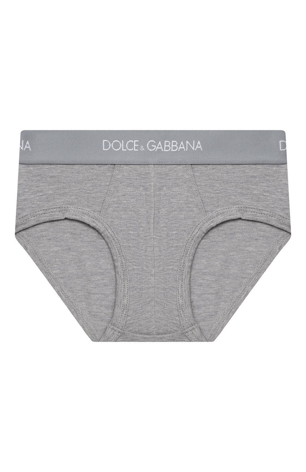 Комплект из двух хлопковых трусов DOLCE & GABBANA серого цвета по цене 4950 руб., арт. L4J700/G70CT, фото 2 Комплект из двух хлопковых трусов DOLCE & GABBANA, арт. L4J700/G70CT, фото 2