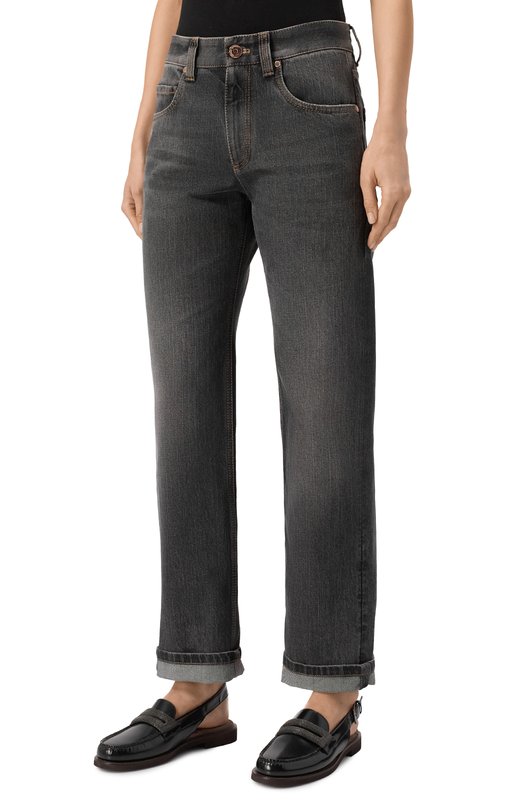 Джинсы Brunello Cucinelli MP095P4028 Серый  MP095P4028 Фото 3