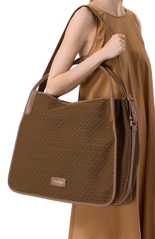 Сумка-тоут Freda Max Mara FREDA 2516511039 Коричневый  FREDA 2516511039 Фото 2