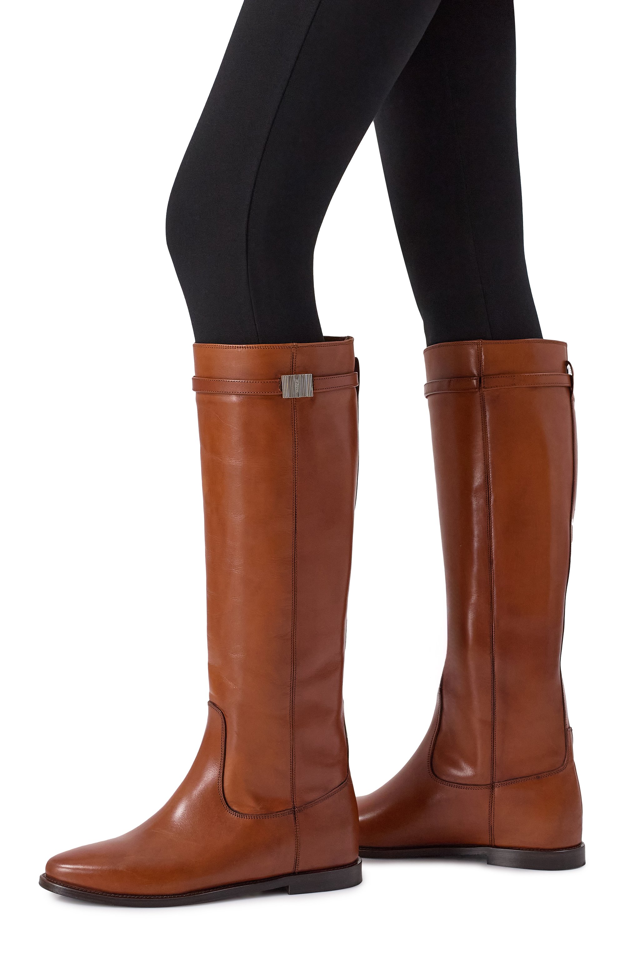 Кожаные сапоги KITON, арт. D60812N0102402, фото 2