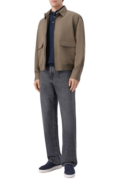 Мужская хлопковое поло BOGLIOLI, арт. 91303T/SA0803