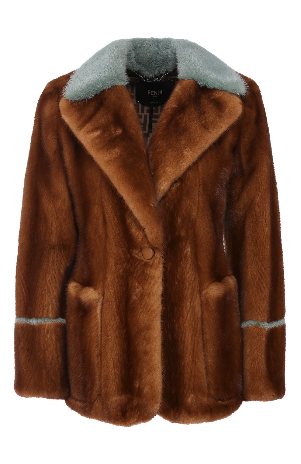 Шуба из меха норки FENDI, арт. FNE39H A3UE, фото 1