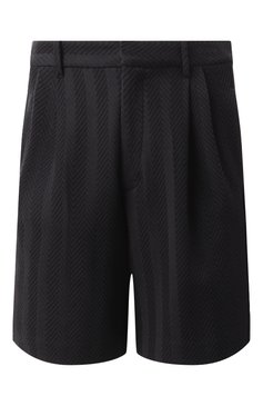 Мужские шорты из хлопка и вискозы MISSONI черного цвета, арт. UC25SI00/BR00JC | Фото 1 (Материал сплава: Проставлено; Длина Шорты М: До колена; Материал внешний: Хлопок; Драгоценные камни: Проставлено; Принт: С принтом; Случай: Формальный; Стили: Кэжуэл)