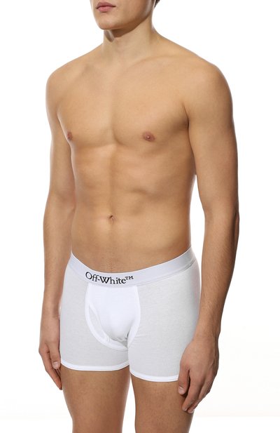 Хлопковые боксеры OFF-WHITE, арт. 0MUA003F21FAB001, фото 2