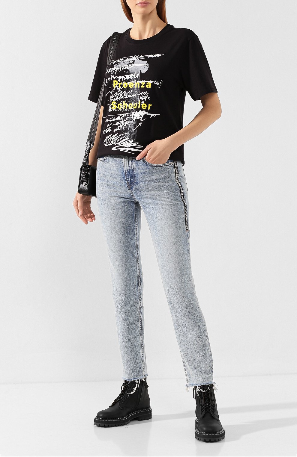 Хлопковая футболка PROENZA SCHOULER, арт. WL1934098-JCP110, фото 2