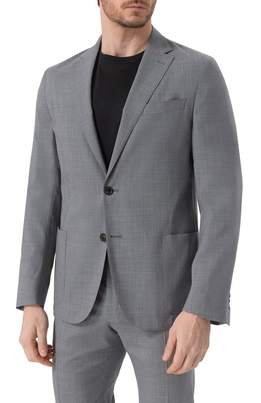 Шерстяной костюм Corneliani 25X007-2517446_SET Серый  25X007-2517446_SET Фото 4