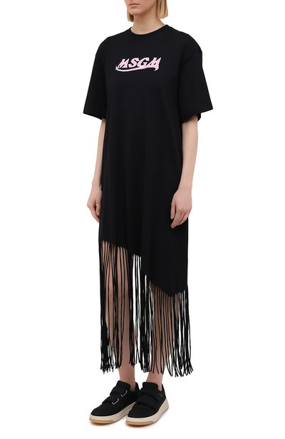 Хлопковое платье MSGM, арт. 3041MDA63 217298, фото 3