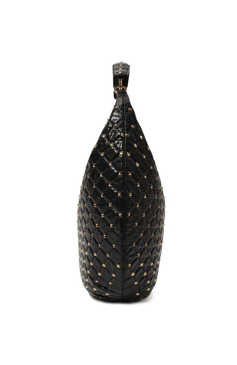 Женская сумка rockstud spike VALENTINO черного цвета, арт. 3W2B0M31WAS | Фото 4 (Материал: Натуральная кожа; Материал сплава: Проставлено; Драгоценные камни: Проставлено; Размер: large)