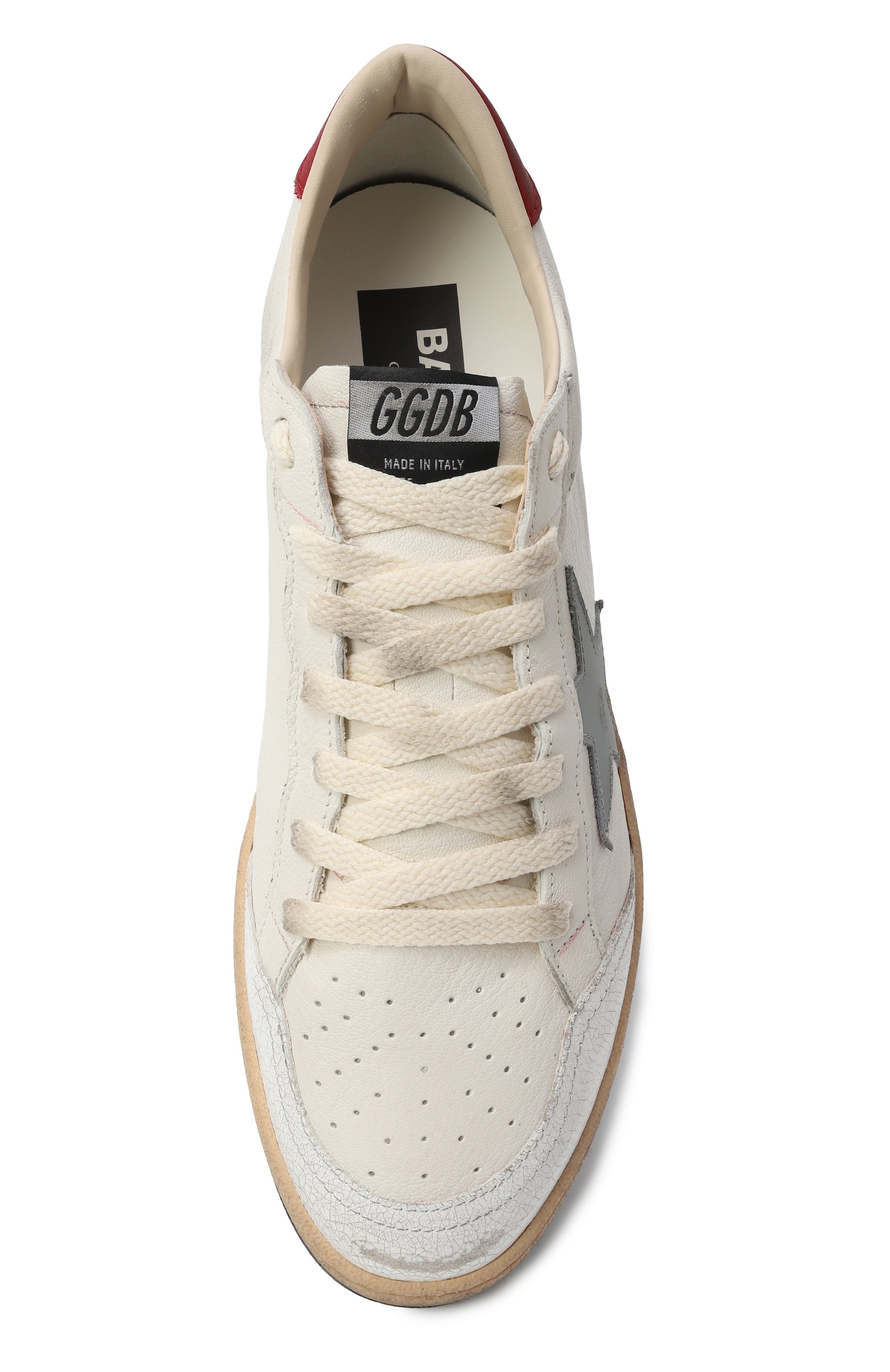 Кожаные кеды ball star GOLDEN GOOSE DELUXE BRAND, арт. GMF00117.F006777, фото 6