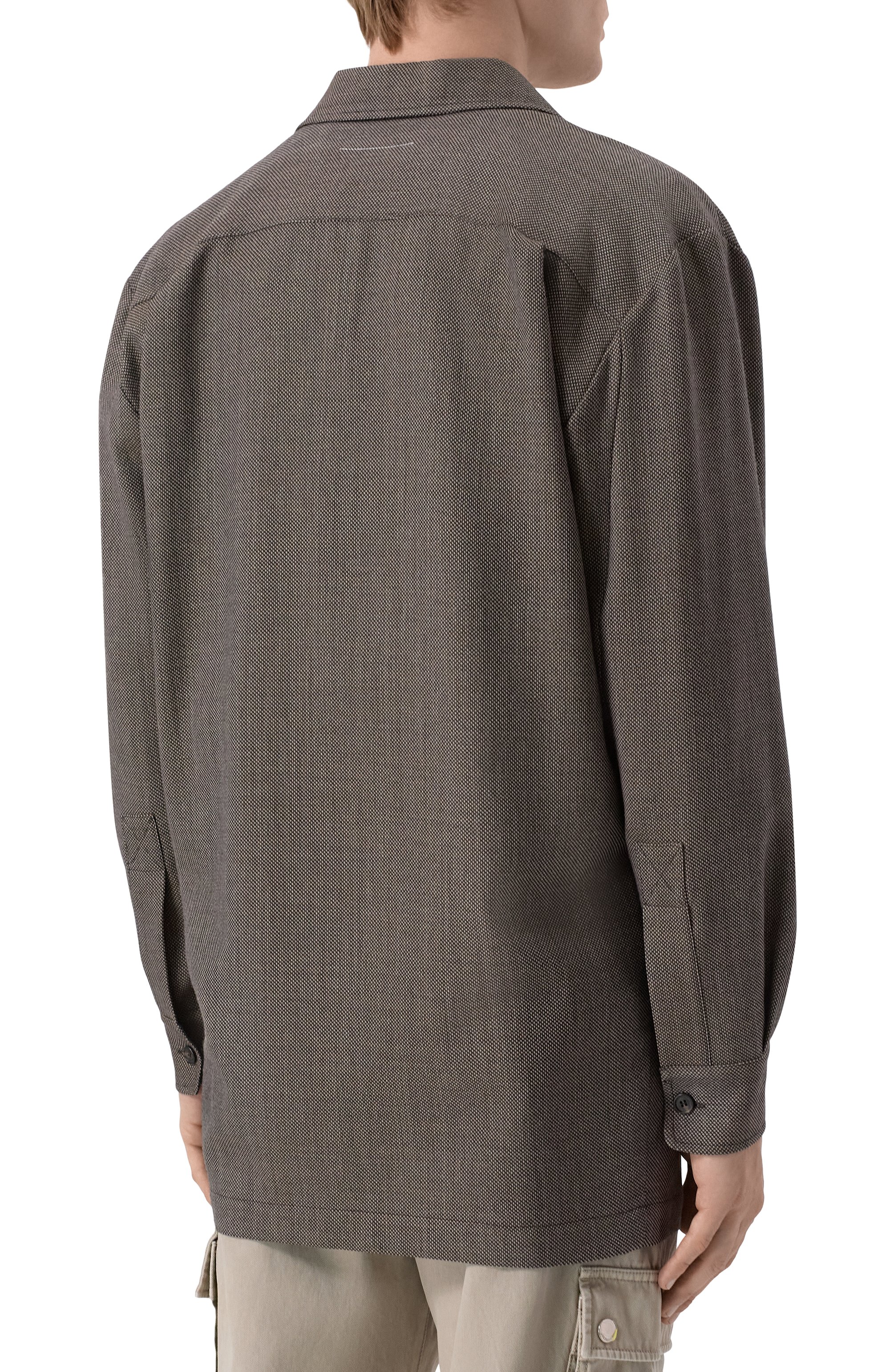 Шерстяная рубашка MM6, арт. S62DA0064/M35636, фото 4