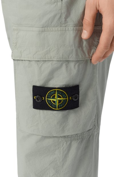 Хлопковые джоггеры STONE ISLAND, арт. L1S153100031/S0003, фото 5