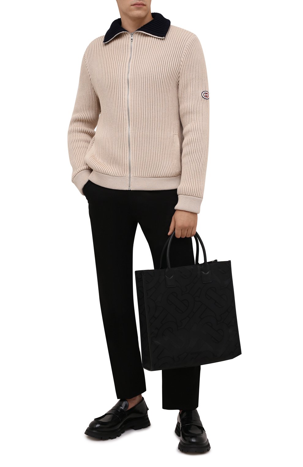 Текстильная сумка-тоут BURBERRY, арт. 8043691, фото 2