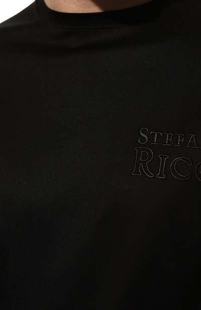 Хлопковая футболка STEFANO RICCI, арт. MNH3102250/TE0001, фото 5