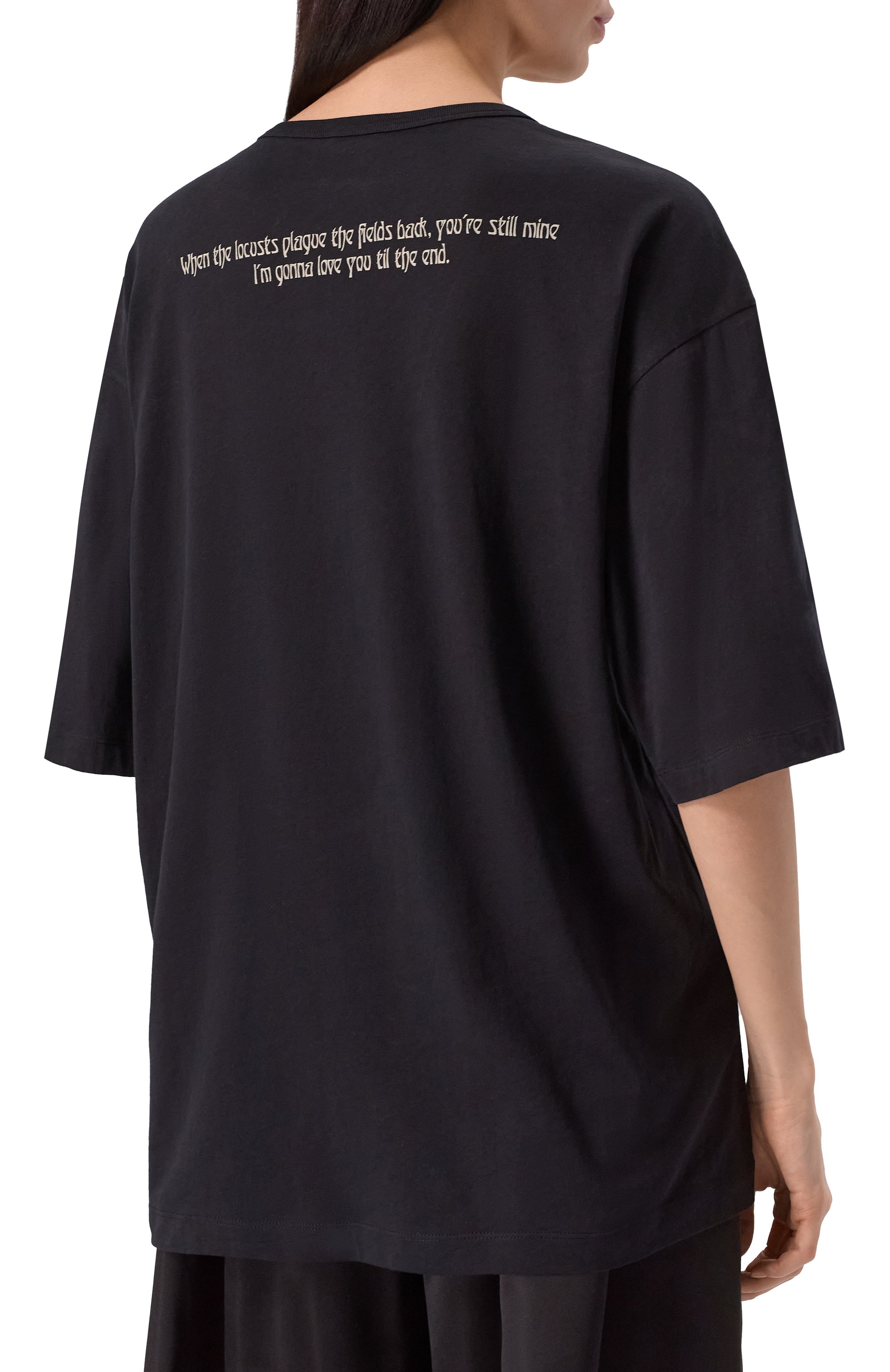 Хлопковая футболка ANN DEMEULEMEESTER, арт. B0012552/FA206, фото 4